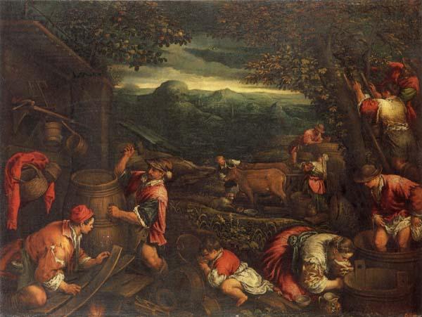 Francesco Bassano the younger Autumn oil painting picture
